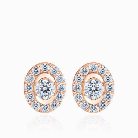 Pave Set Oval Diamond Earrings | Saratti | Custom High and Fine Jewelry