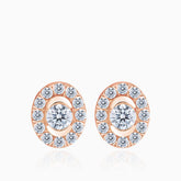 Pave Set Oval Diamond Earrings | Saratti | Custom High and Fine Jewelry 