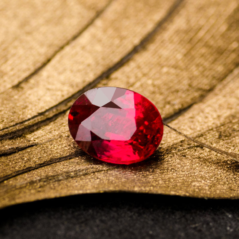 Oval Cut 0.30 carats Loose Ruby Gemstone | Saratti