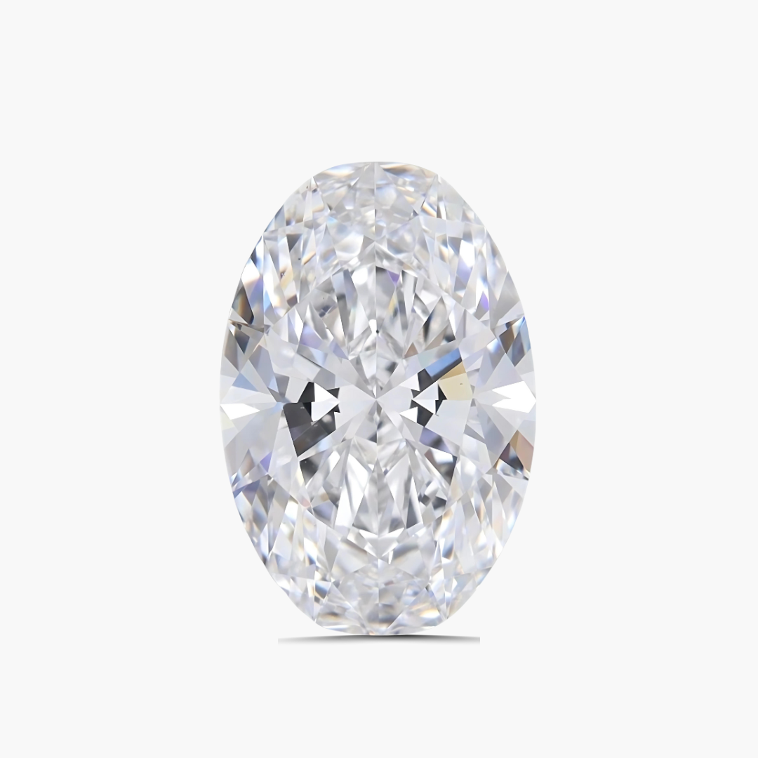 3.52ct Oval D Color Lab Diamond Gem | IGI Certified
