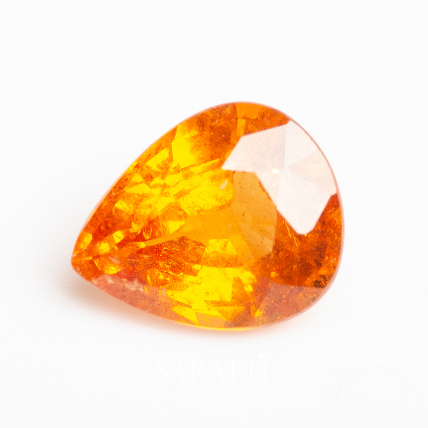 0.56 carats Natural Sperssatine Garnet Gemstone - SARATTI