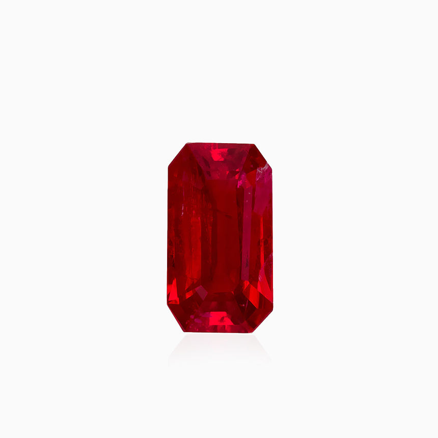 1.04-carat Octagonal Cut Natural Ruby Gem | GRS Certified | Saratti Jewelry