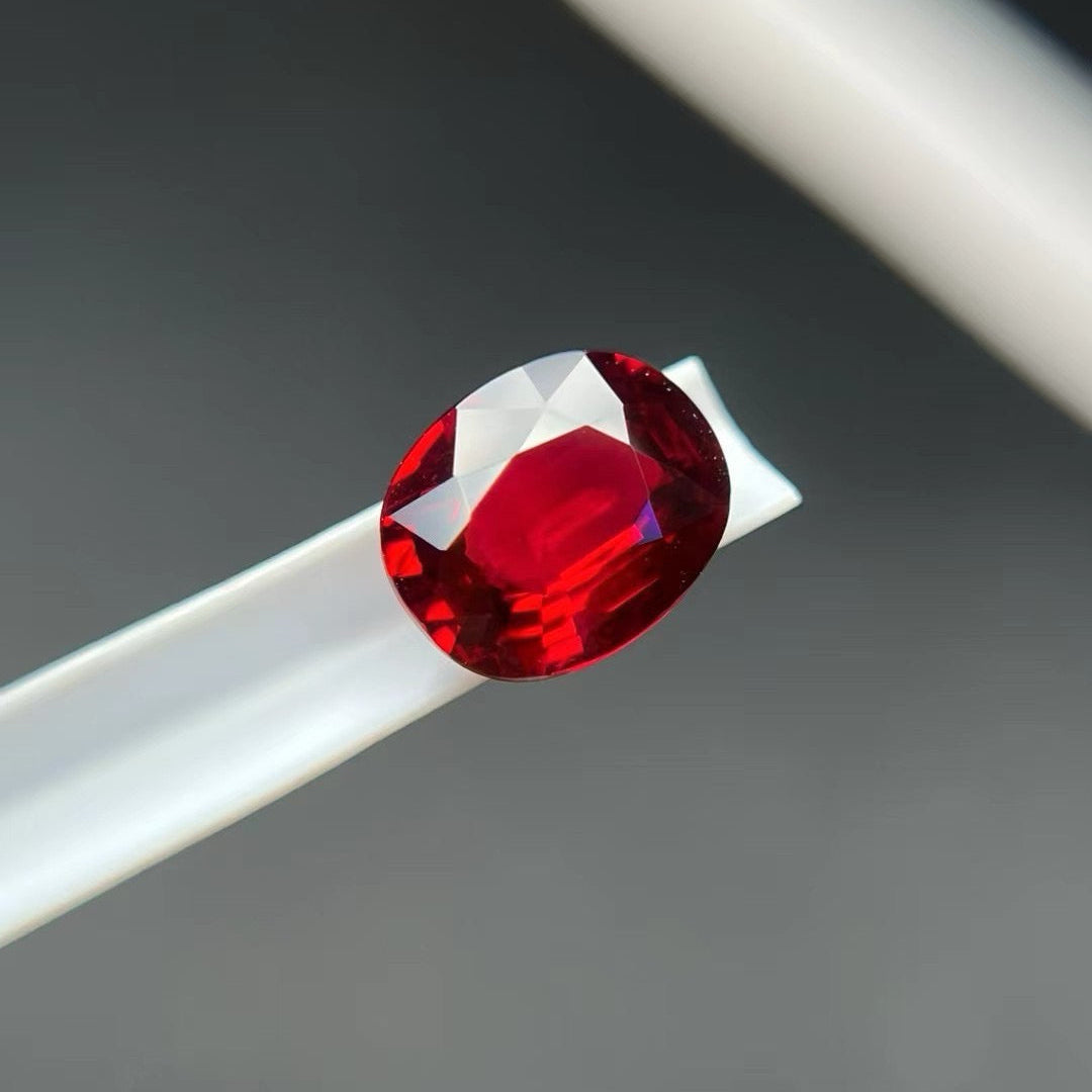 3.10-carat AIGS certified Pigeon Blood Red Natural Ruby Gemstone | Unheated