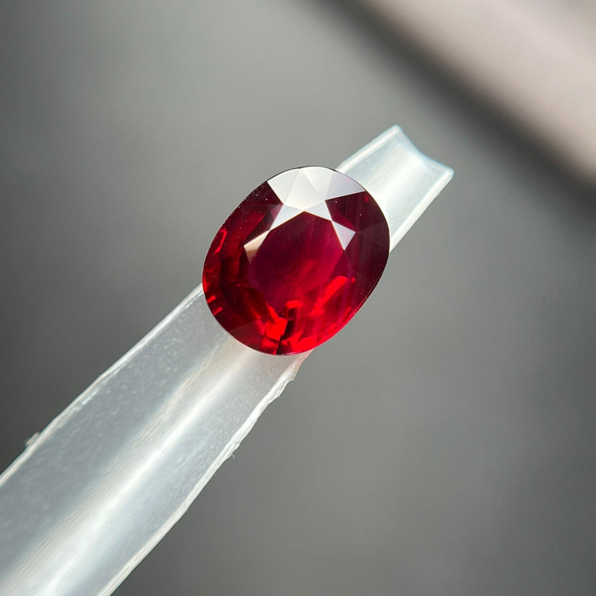 5.02-carat Oval Cut Natural Ruby | Unheated | GRS Certified