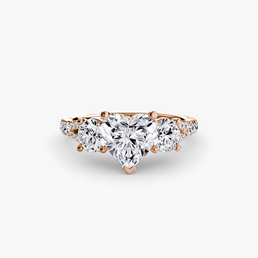 The ÉTERNITÉ II Three Stone Setting