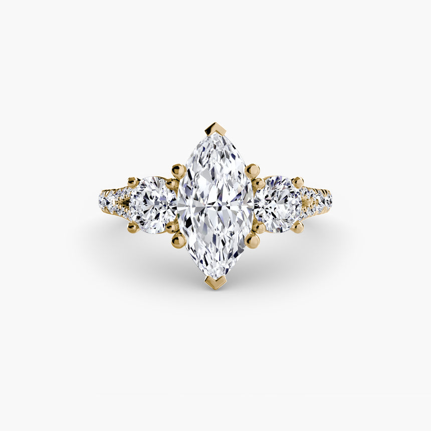 The ÉTERNITÉ II Three Stone Setting