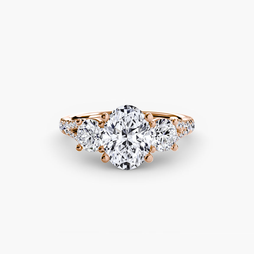 The ÉTERNITÉ II Three Stone Setting
