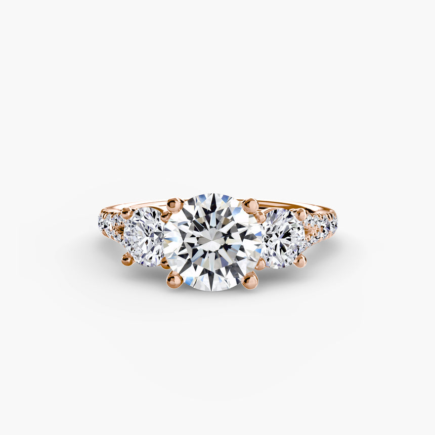 The ÉTERNITÉ II Three Stone Setting