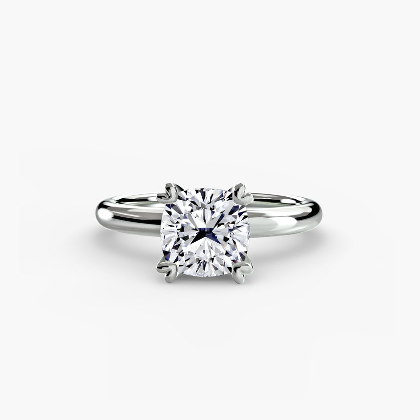 VERA Heart-Prong Solitaire Ring Setting