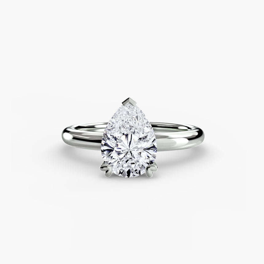 VERA Heart-Prong Solitaire Ring Setting