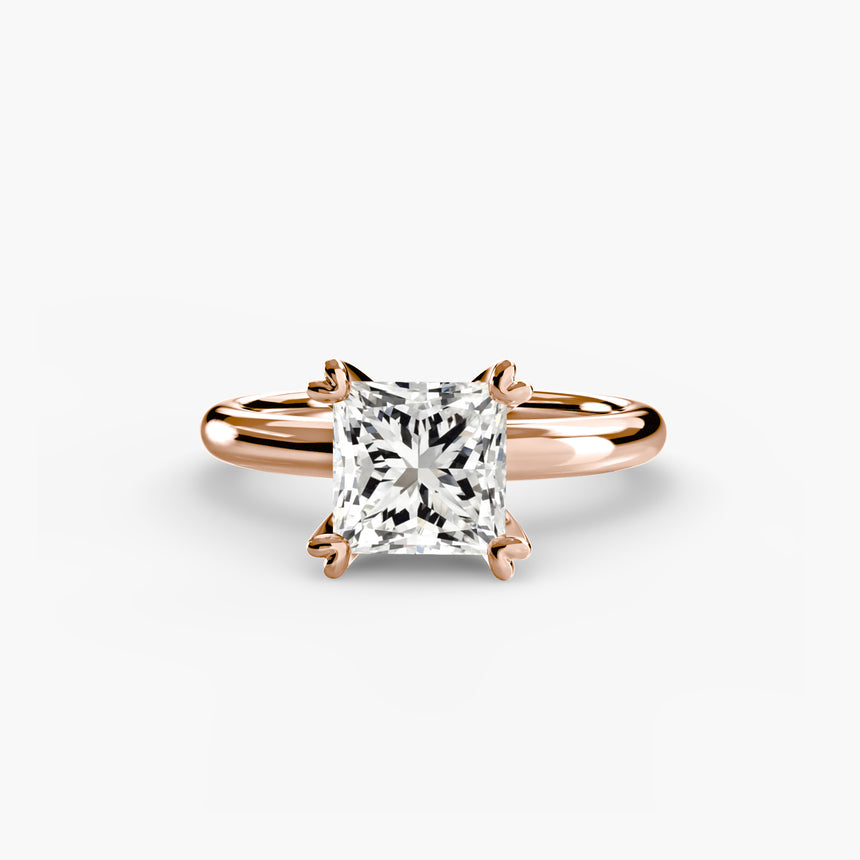 VERA Heart-Prong Solitaire Ring Setting