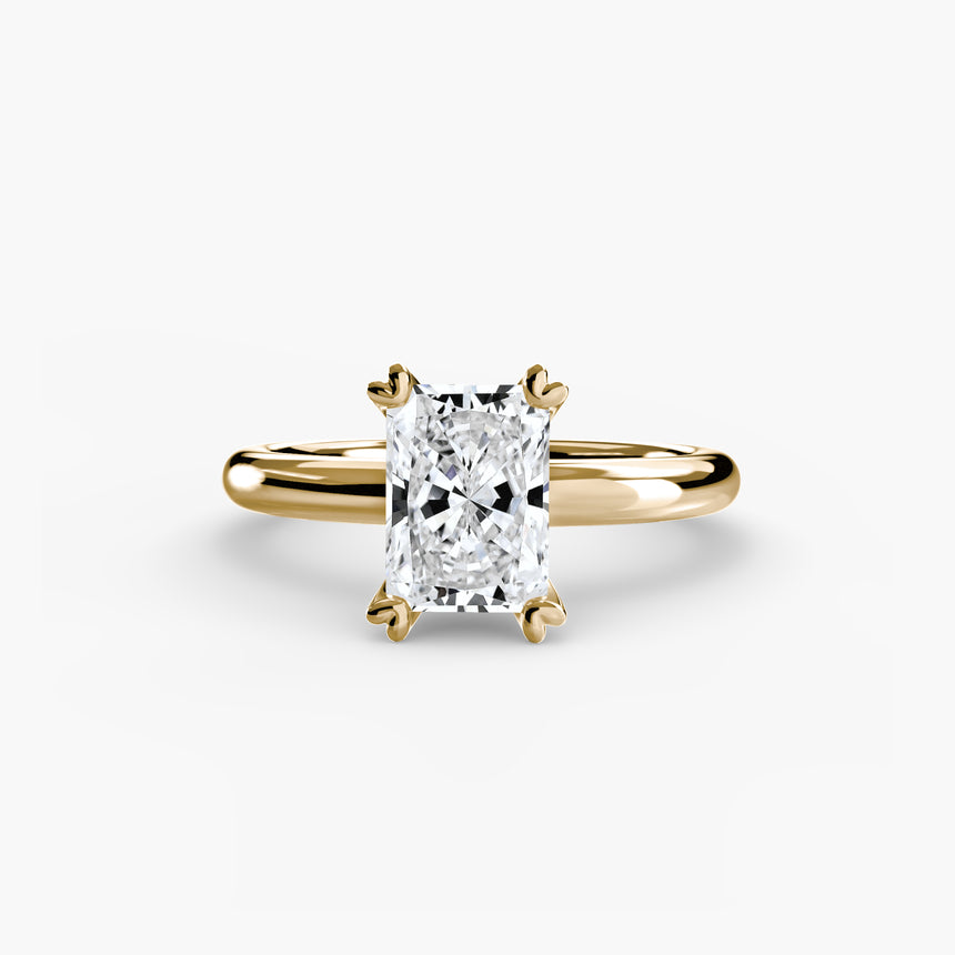 VERA Heart-Prong Solitaire Ring Setting