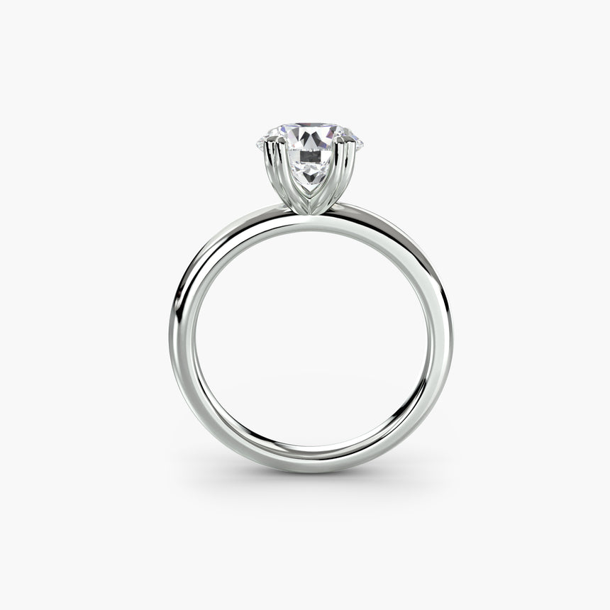 VERA Heart-Prong Solitaire Ring Setting