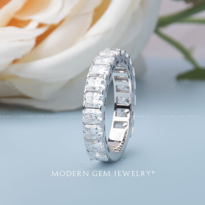 Exquisite Bridal Jewelry against Blue and Rose Background  | Modern Gem Jewelry | Saratti