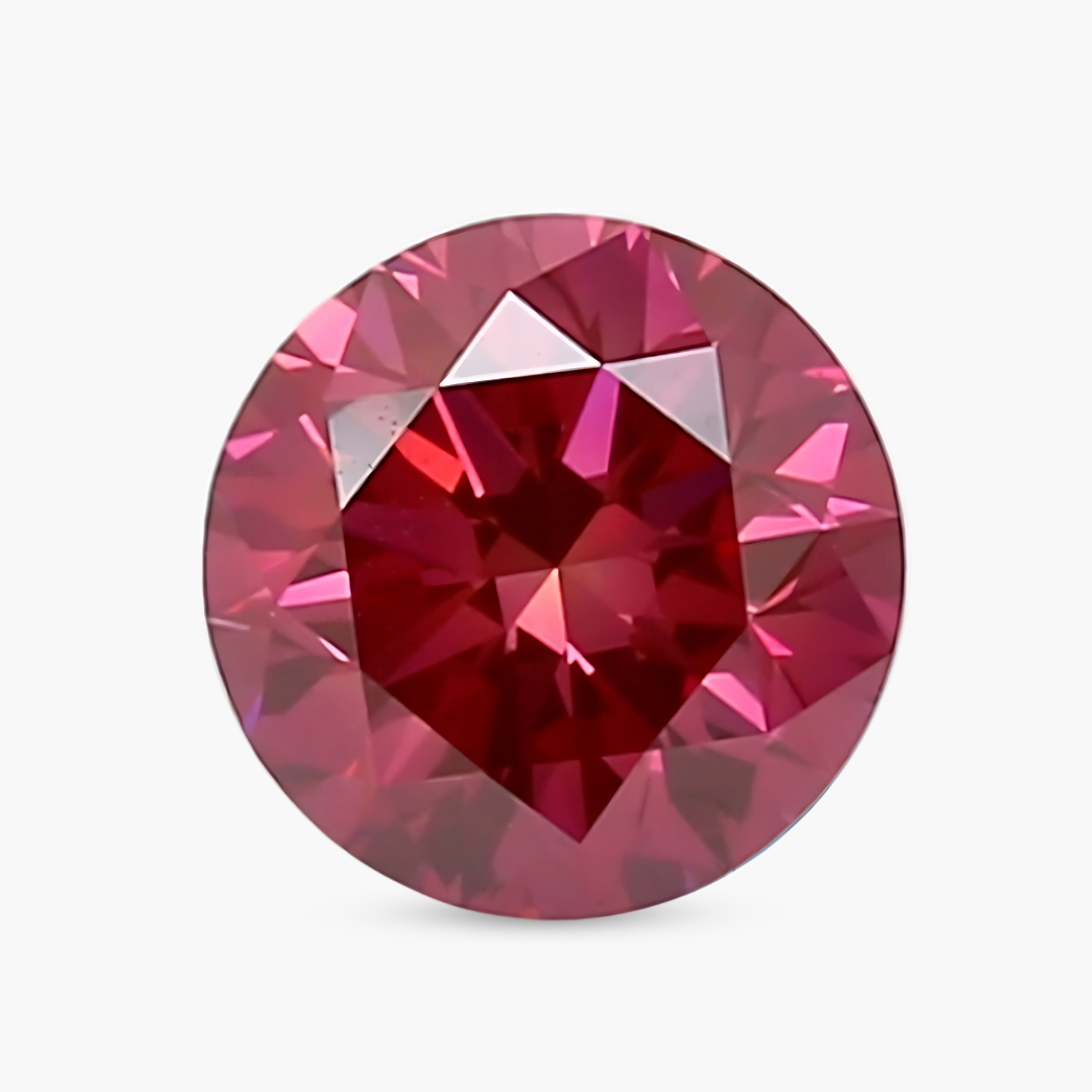Rare 1.00 carats Fancy Vivid Purplish Pink Diamond | GIA - Enhanced