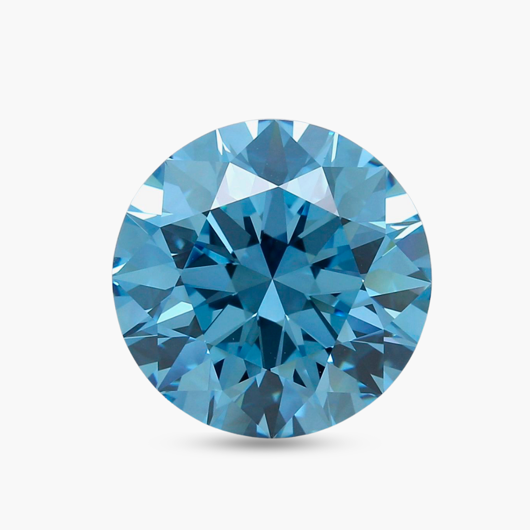 Rare Blue Diamond in Round Shape with GIA | Saratti