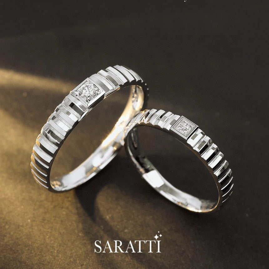 Hers and Hers Diamond Wedding Rings | SARATTI
