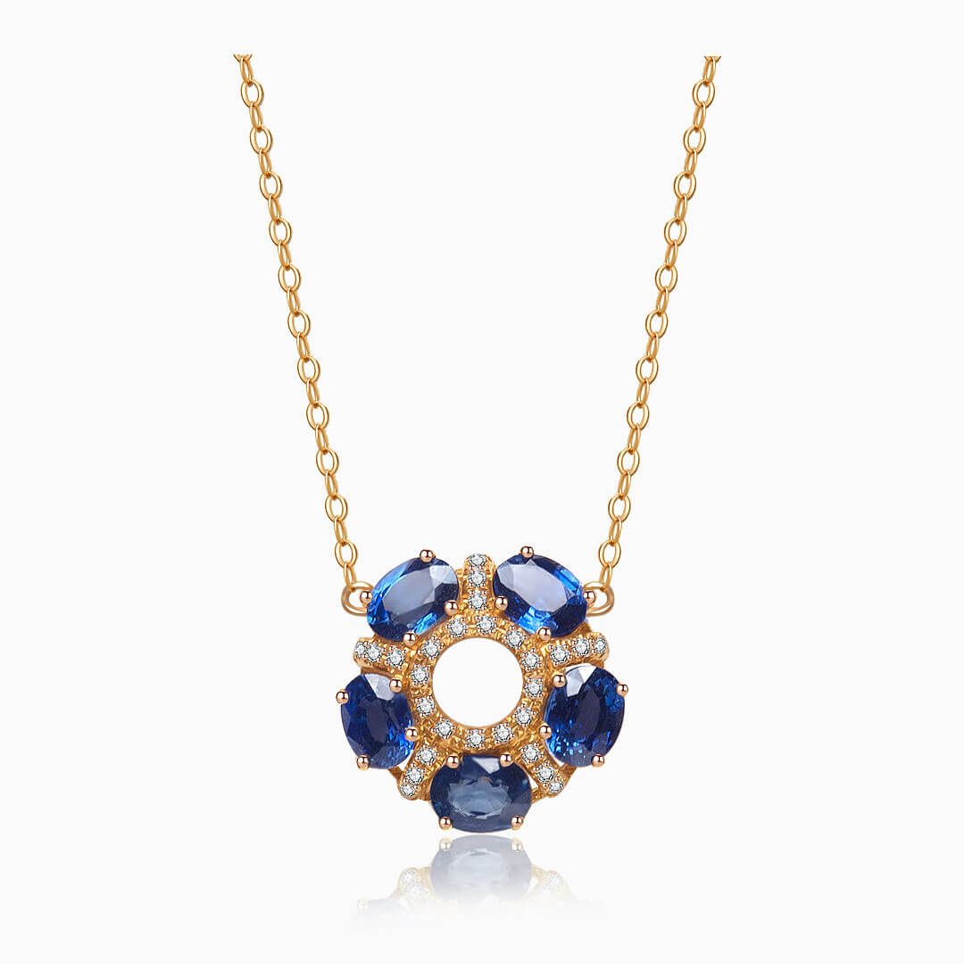 Etoile Zafiro Natural Sapphire Necklace