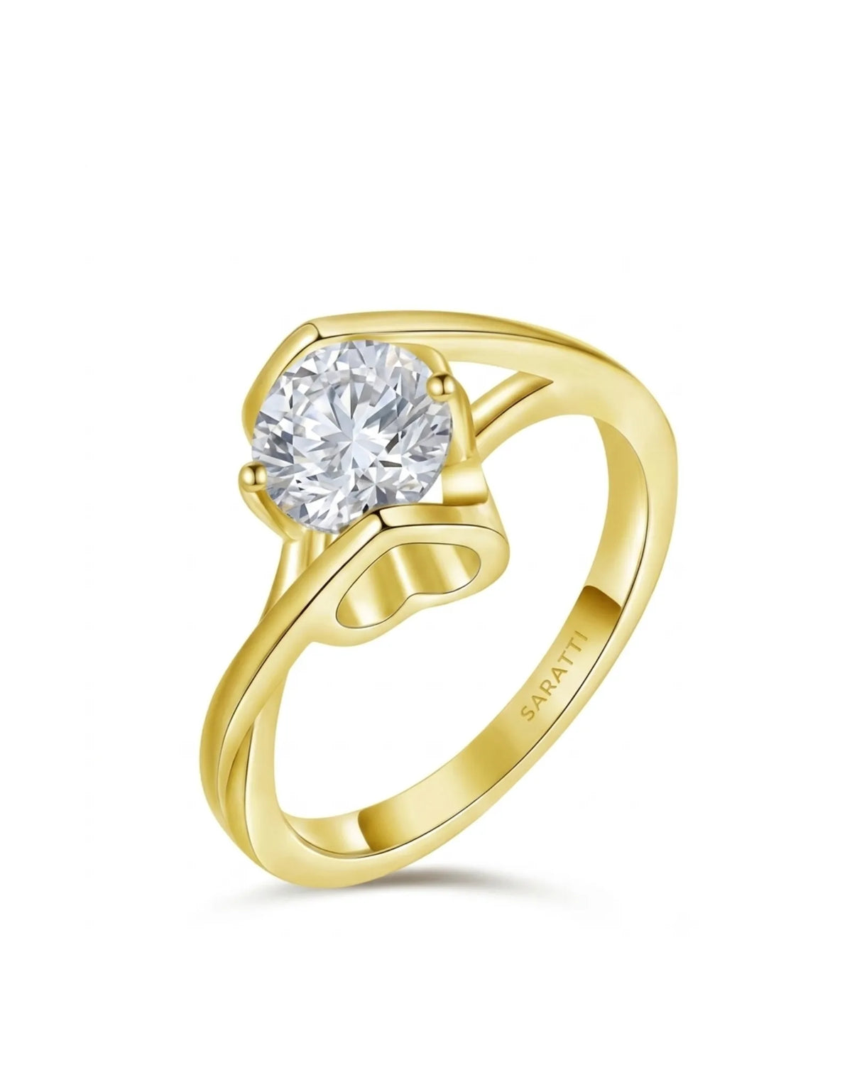 Ciara · Amour Mobius Moissanite Engagement Ring