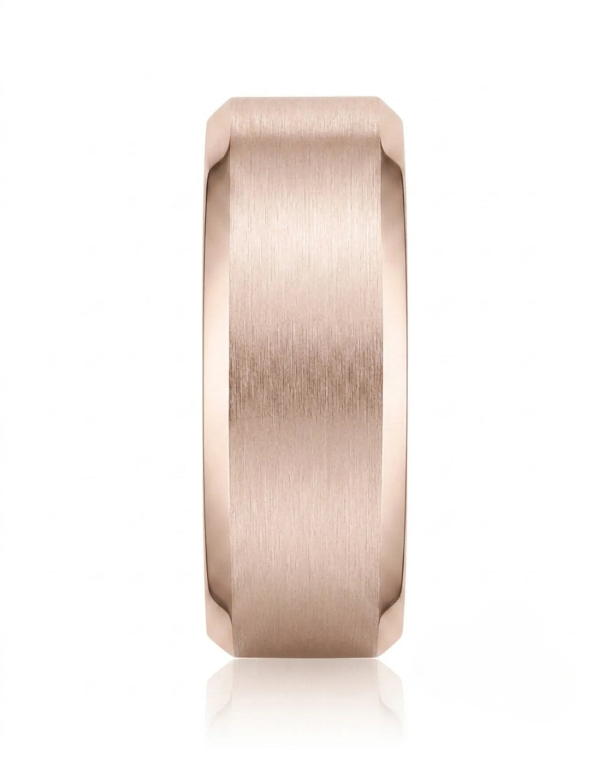 Axis Satin Wedding Band