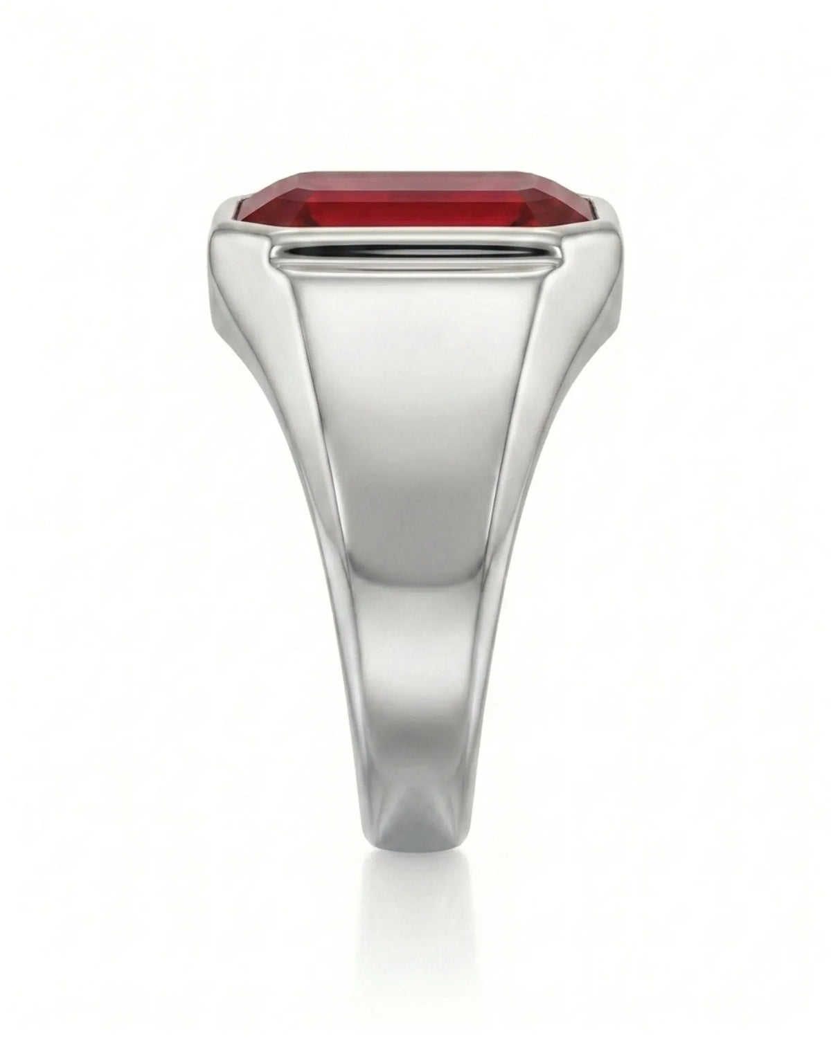 Sovereign Garnet Signet Ring
