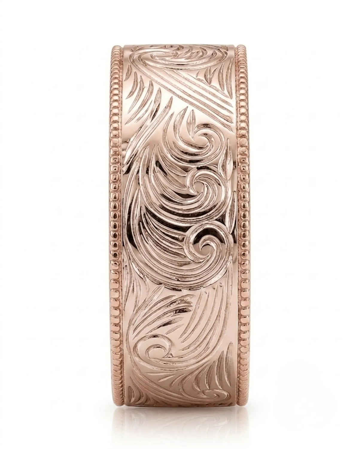 Vellum Aureus Art Nouveau Two Tone Men Ring