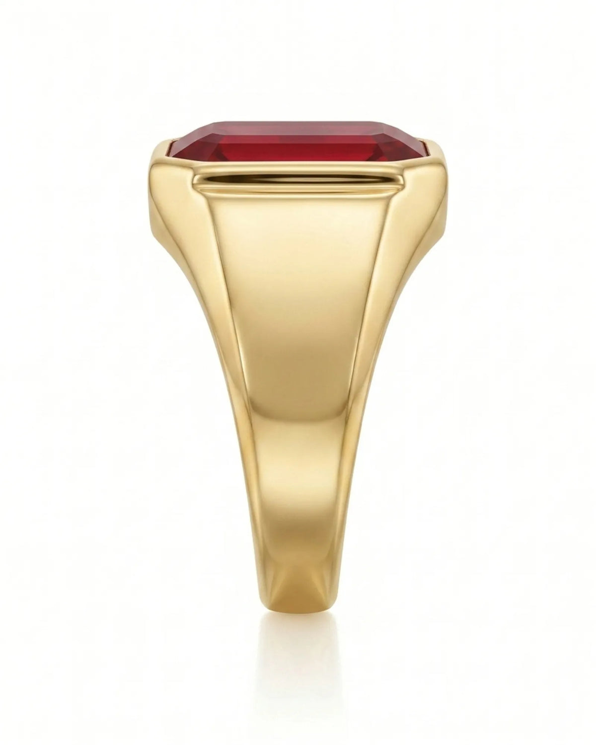 Sovereign Garnet Signet Ring
