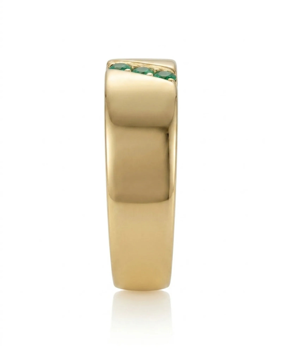 Imperium Emerald Triad Ring