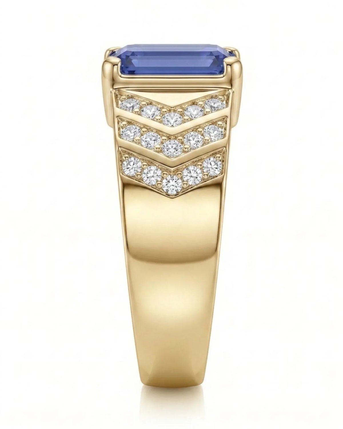Valerian Tanzanite Diamond Ring