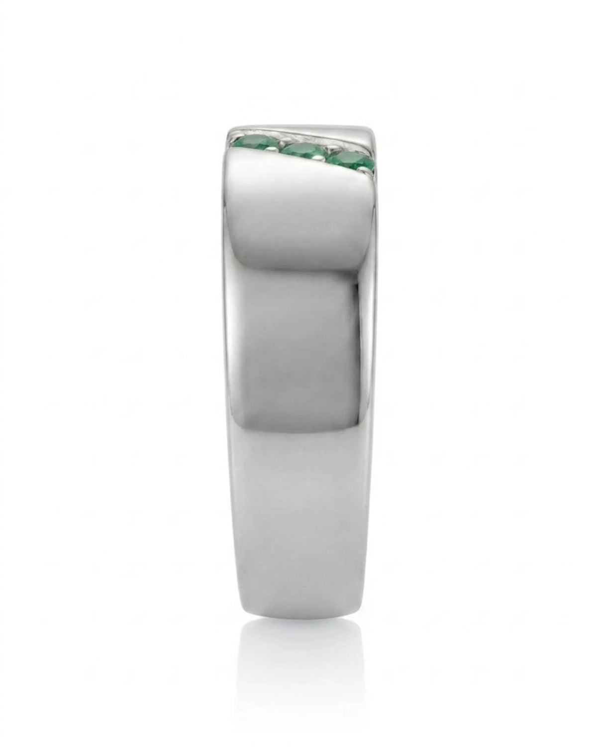 Imperium Emerald Triad Ring