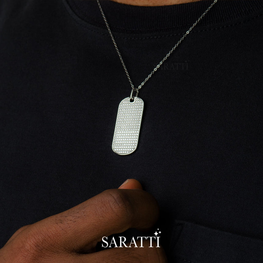 Diamond Necklace For Men or Women | Diamond Birthday Jewelry | Saratti