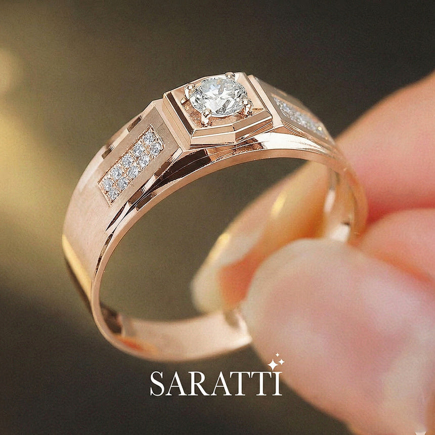 Six Paths Echelon Diamond Ring