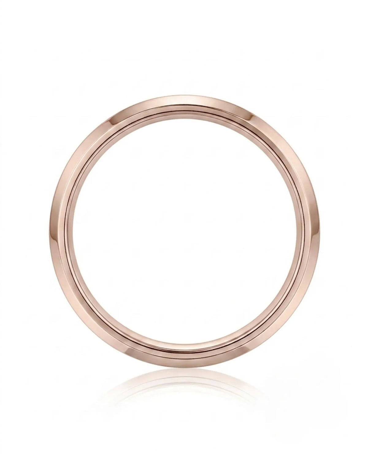 Axis Satin Wedding Band