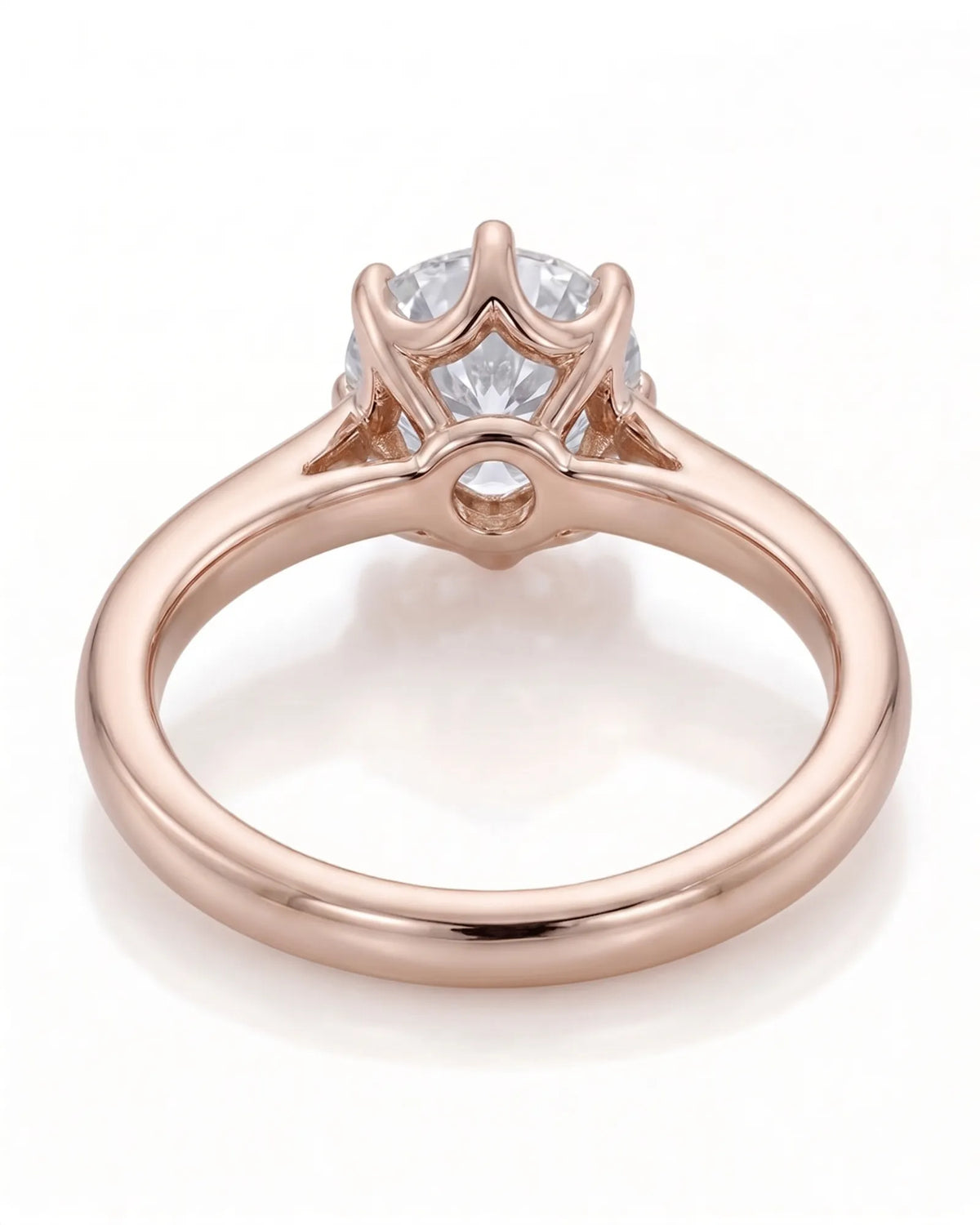 Becky – Natural Round Diamond Solitaire Ring