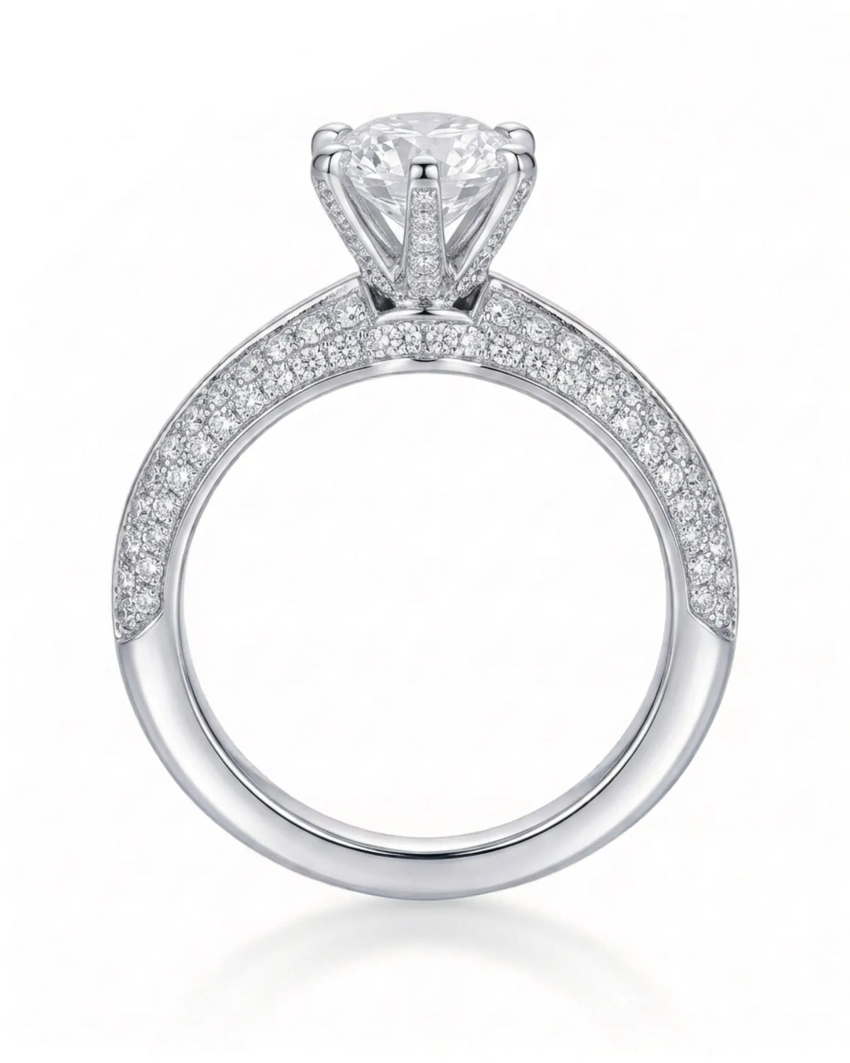 Aniya – Seraphic Charm Natural Round Diamond Six-Prong Engagement Ring