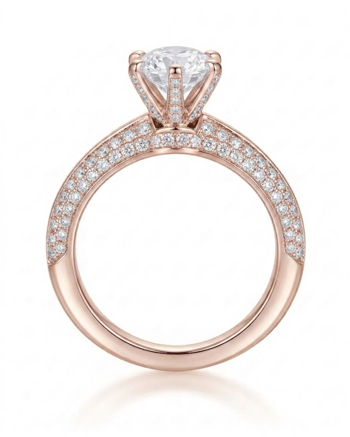 Aniya – Seraphic Charm Natural Round Diamond Six-Prong Engagement Ring