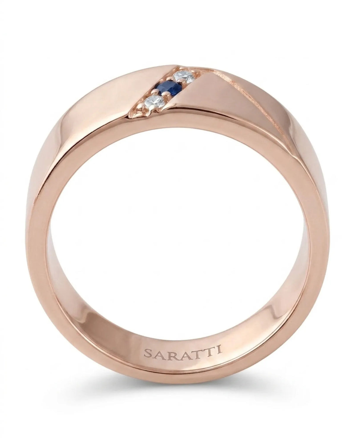 Azure Axis Diamond Ring