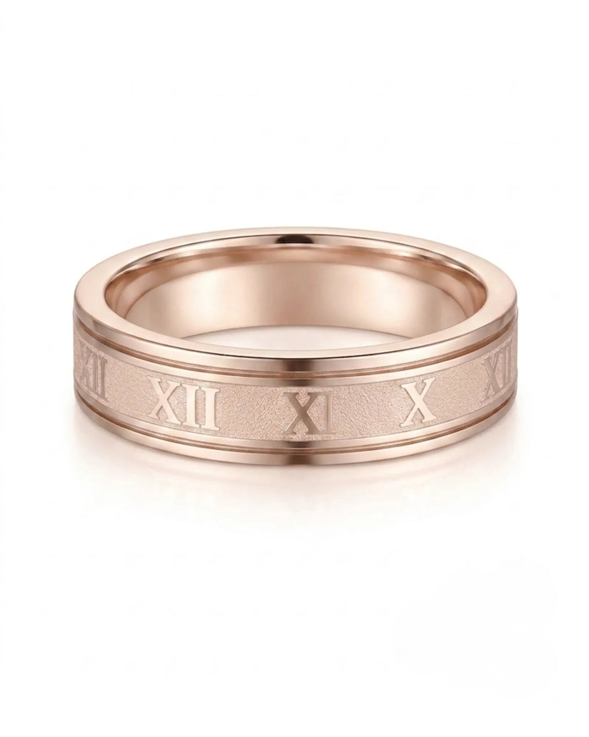 Meridian Roman Wedding Band