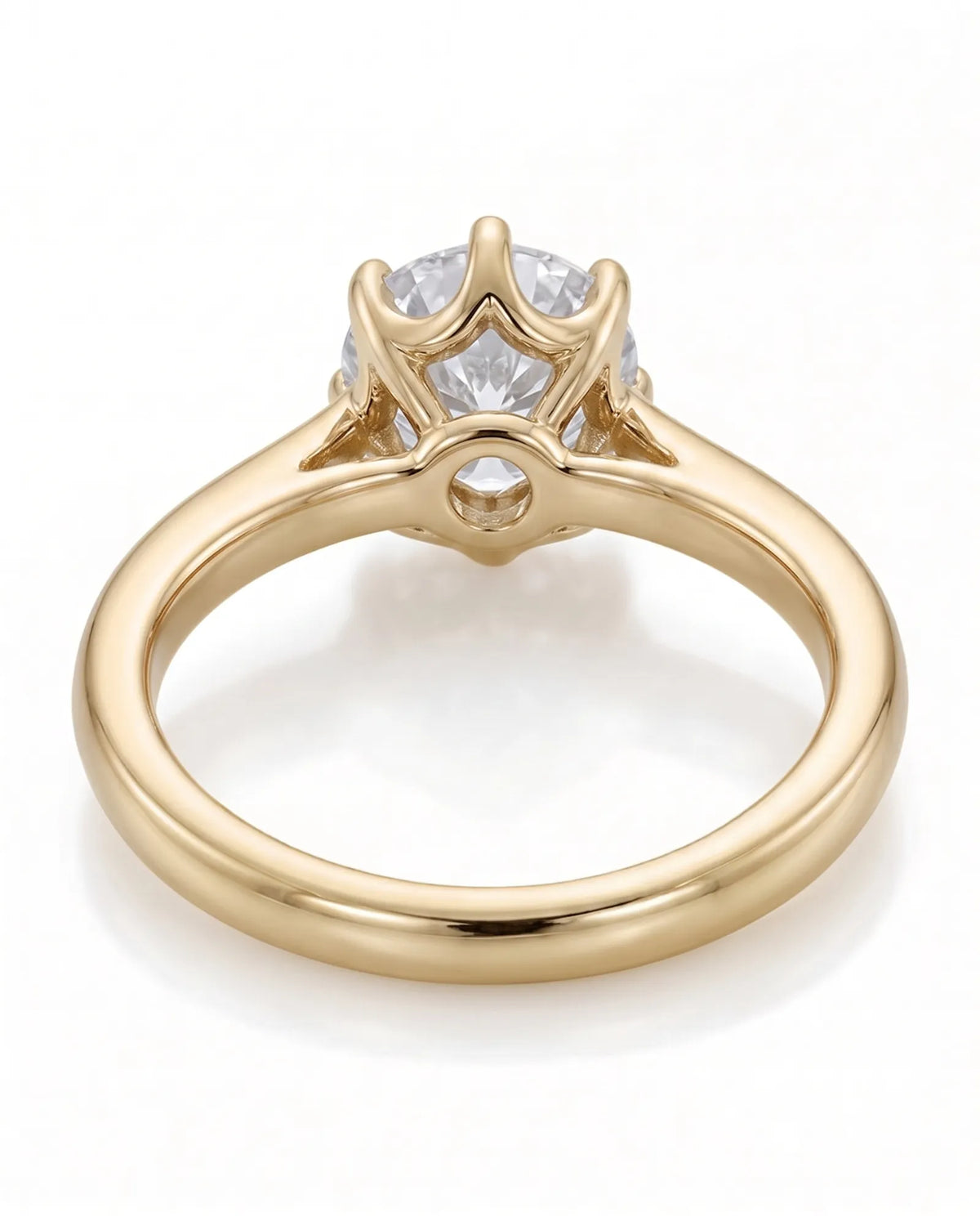 Becky – Natural Round Diamond Solitaire Ring