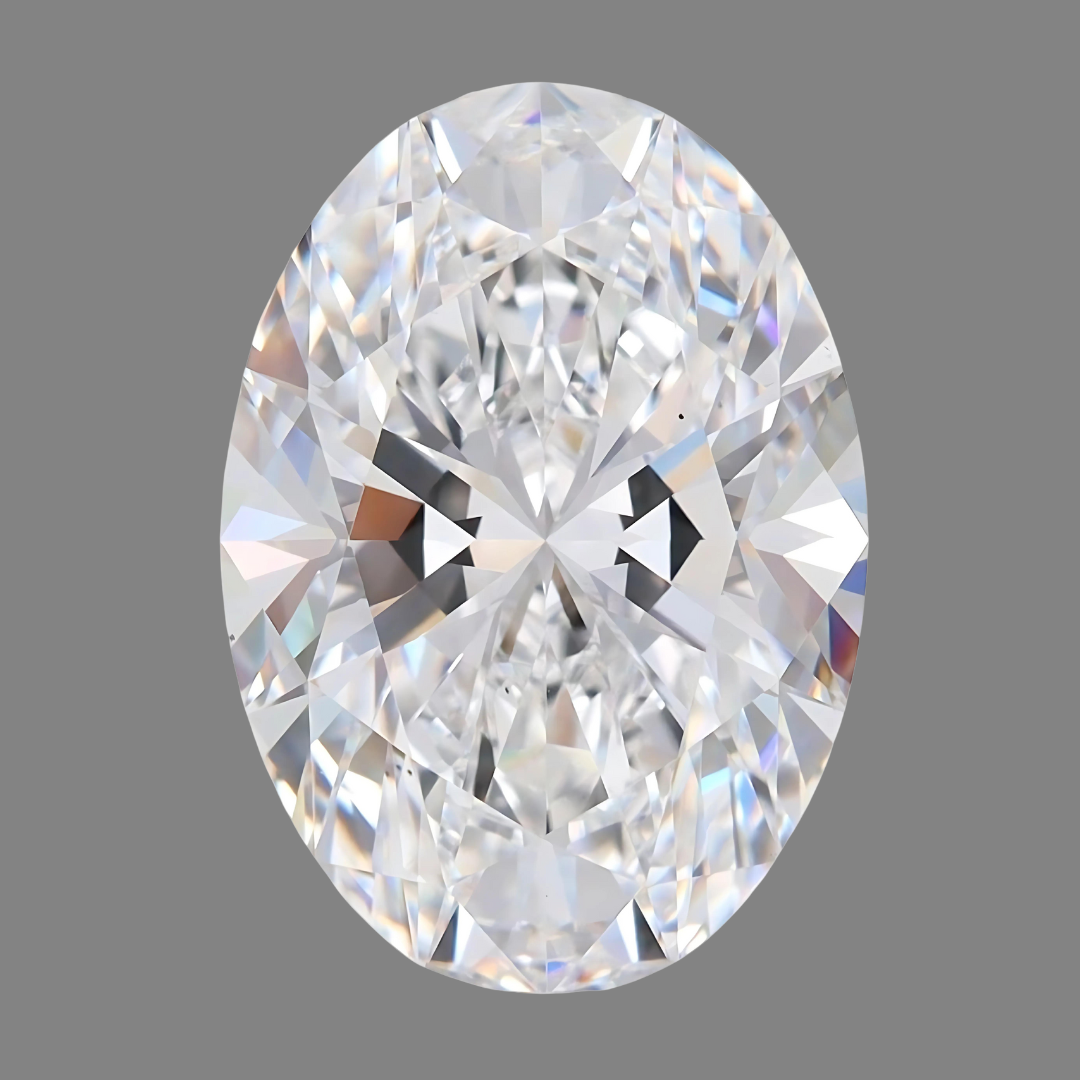 5-carat Oval Cut Lab Diamond Gem | Saratti