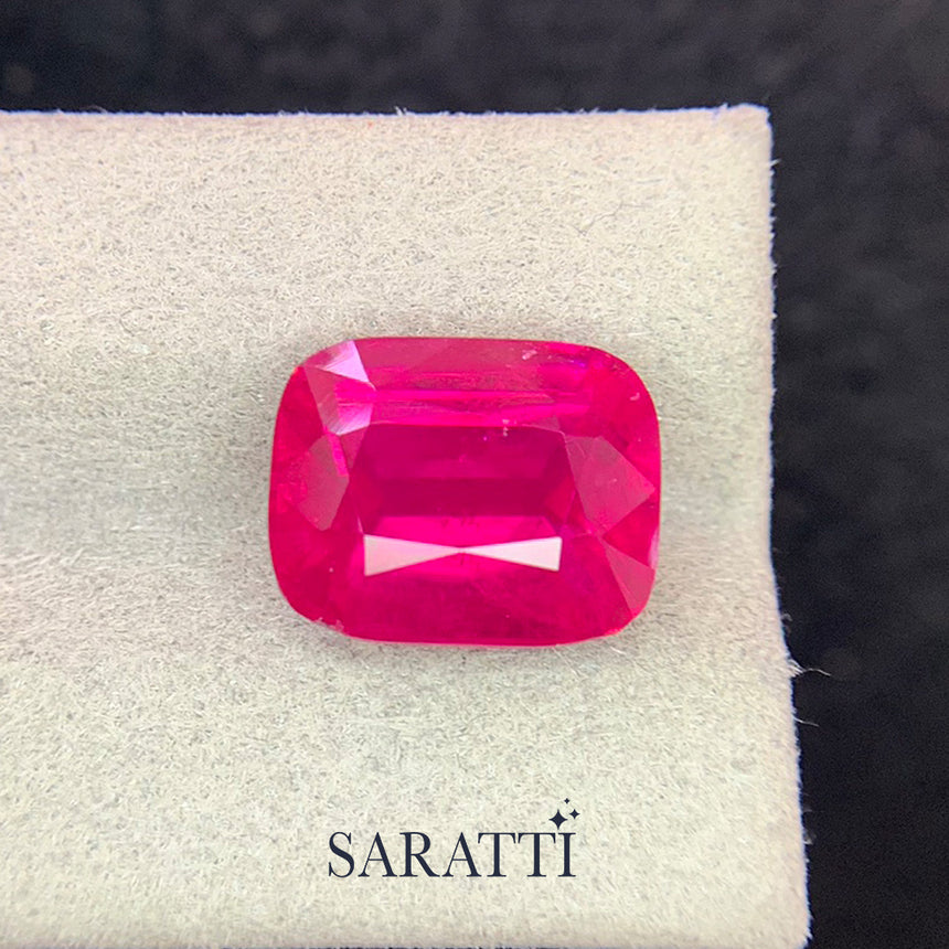 Vivid Pink Rubellite Tourmaline Gemstone | SARATTI