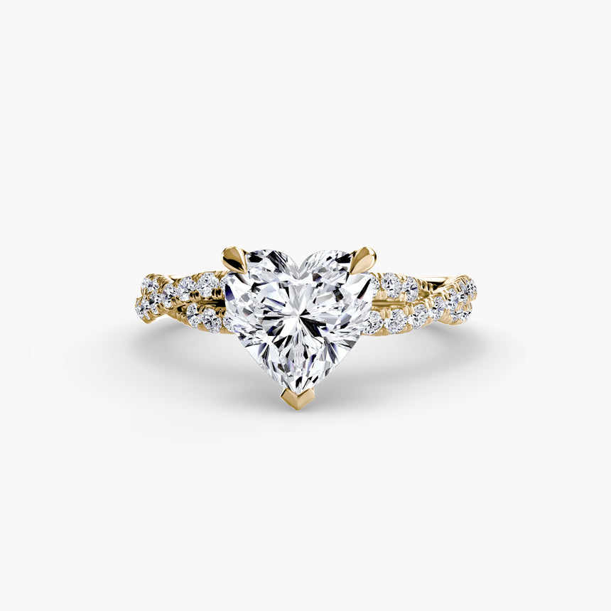 The Infinitié Twisted Pavé Setting