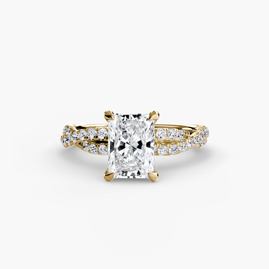The Infinitié Twisted Pavé Setting