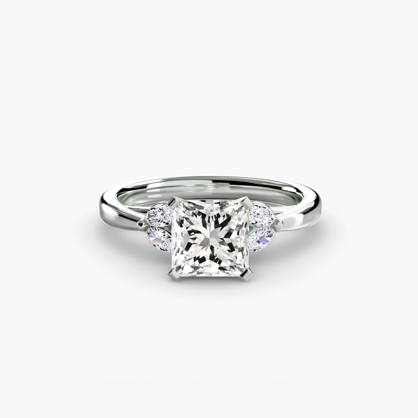 The Aurelia Four-Stone Shoulder Setting