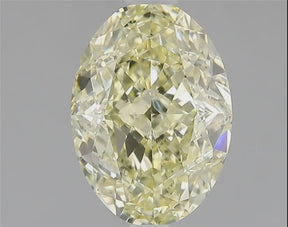 Oval Fancy Light Yellow Diamond Gem | Saratti