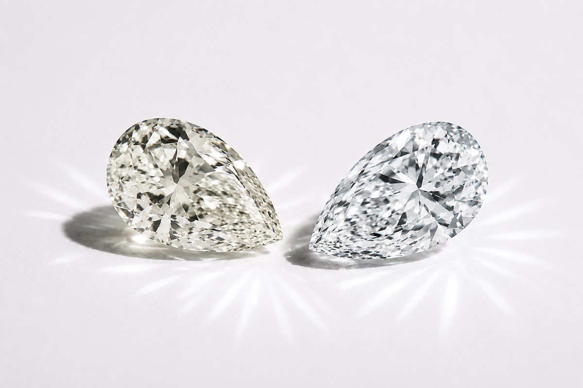 Diamond colour guide educational illustration by — SARATTI