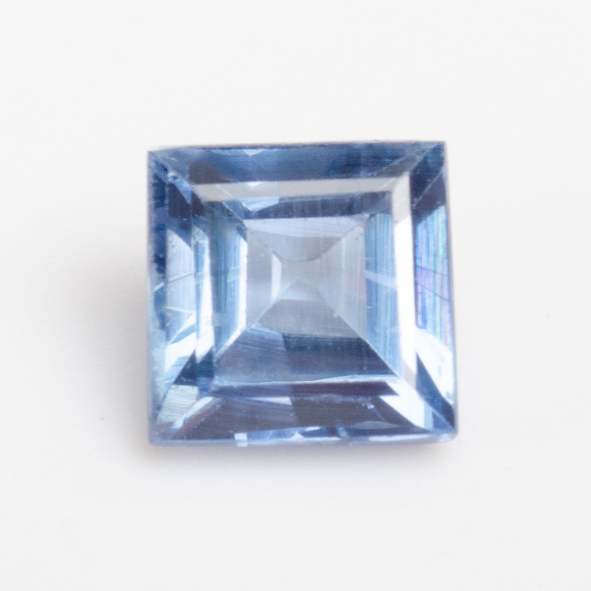 square cut 0.85ct blue sapphire gemstone – SARATTI
