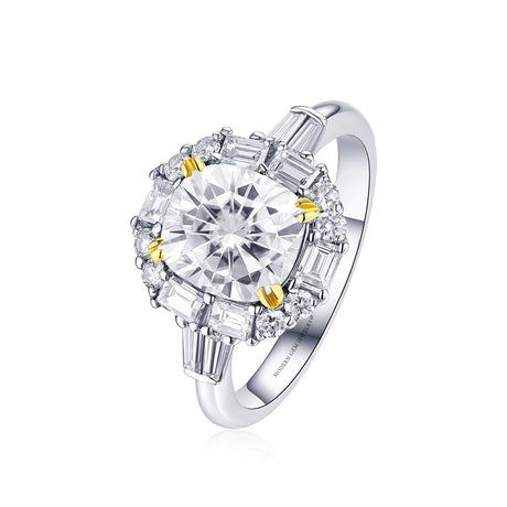 2 Carat Cushion Cut Diamond White Gold Ring