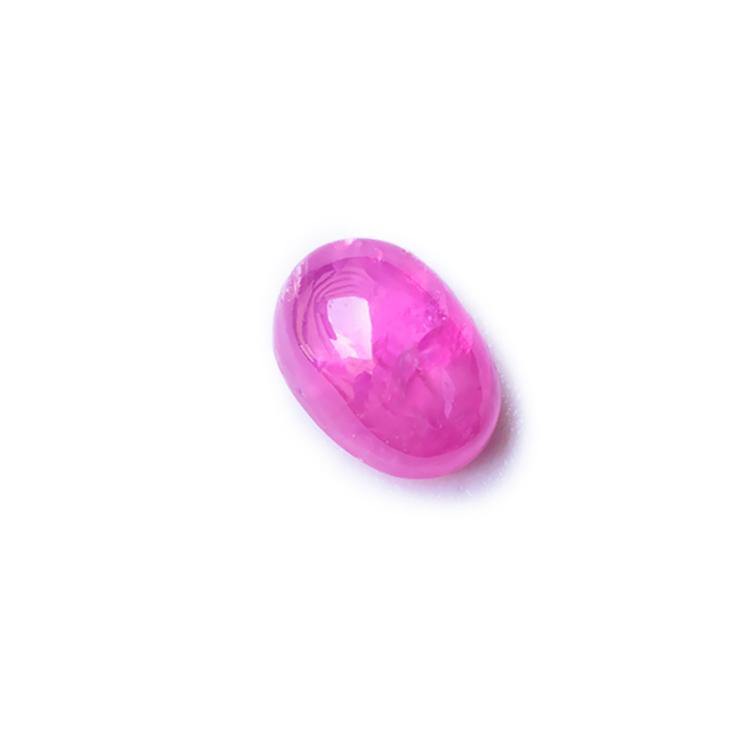 Natural Sapphire Loose Gemstones | Cabochon Star Pink | 0.99 Carat Heated | Custom Jewelry | Modern Gem Jewelry