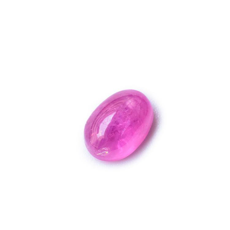Natural Sapphire Loose Gemstones |  Cabochon  Star Pink | 0.99 Carat Heated | Custom Jewelry | Modern Gem Jewelry